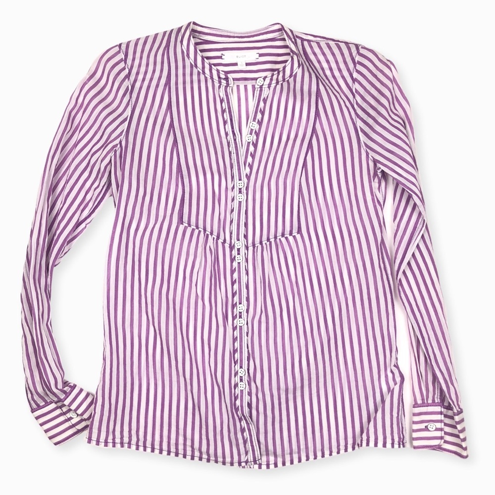 Madewell Eliot Purple Blouse